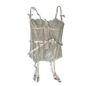 Agent Provacateur Corset/Bustier ONLY 32B ivory white